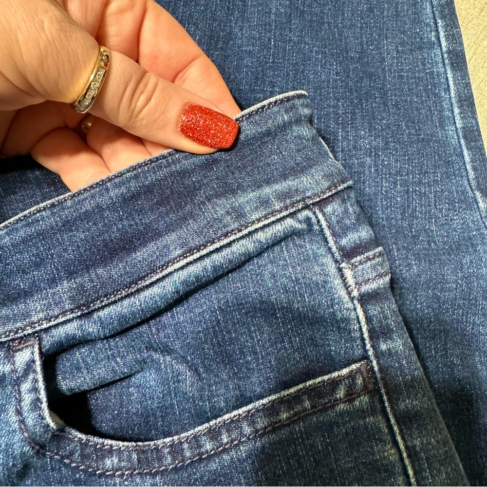 Vineyard Vines Stretch Skinny Jeans Dark Blue Mid Rise 10 - Picture 12 of 12